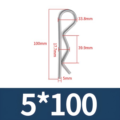 Clips stainless steel 304 - r,