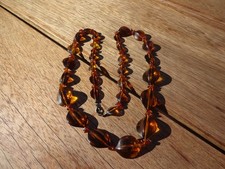 Vintage AMBER? String Necklace