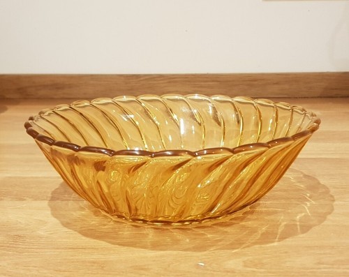 Vintage amber bagley glass - vintage,