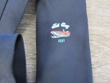 Dell Quay Dory Small Boat with Union Jacket Polyester Tie by Olympic Tie Company
