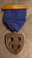 WWI Era Plaistow Trained Nurse Badge On Suspender Bar & Blue Ribbon Kenning