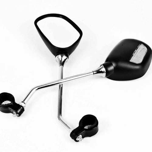 Handlebar mirrors oval with - mirrors,