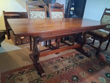 Old Charm, Tudor Rose, Table, 4 Chairs, 2 Carvers