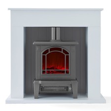 Warmlite WL45037GBF - Ealing 1.8KW Fireplace Suite - New Item, Box Damaged