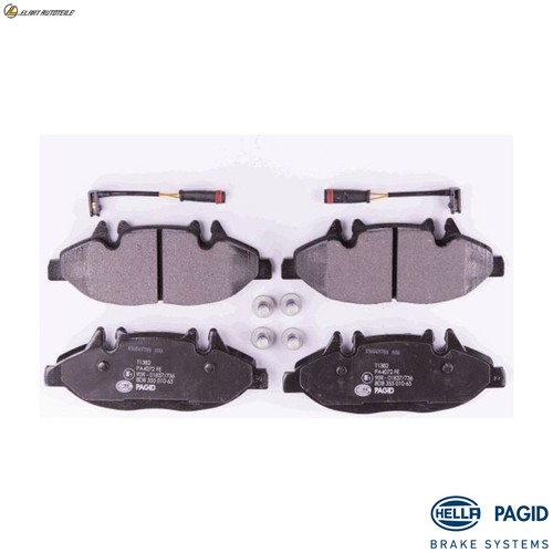 Brake pad set disc - set, 8db