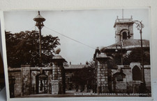 vintage Excel postcard photo Plymouth Main Gate HM Dockyard South Devonport
