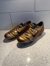 Nike Mercurial Vapor 3 III R9 Ronaldo Gold Football Boots Vintage 2004 - Size 10