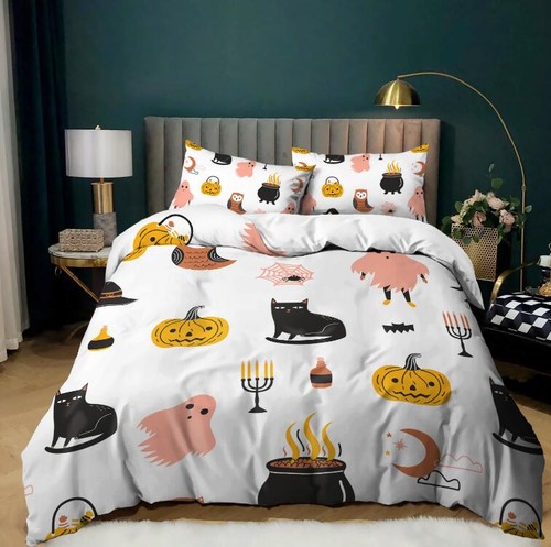 Bat spider pumpkin bedding - 09.bat,