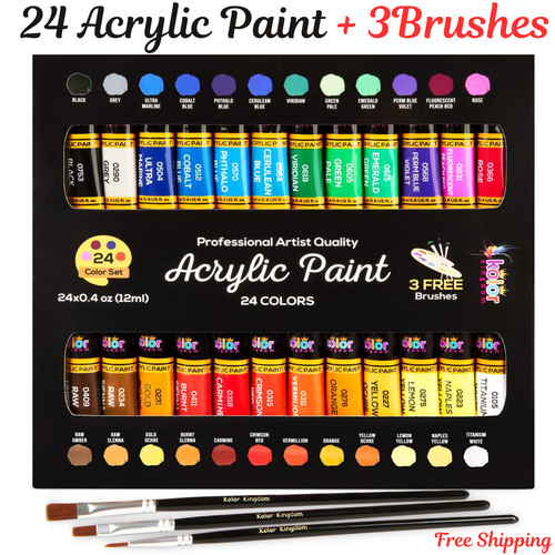 Acrylic paint set tube x - acrylic,
