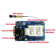 Siemens TC35 GSM Module - SMS Text Message Voice Call Data PIC ARM Pi Arduino UK