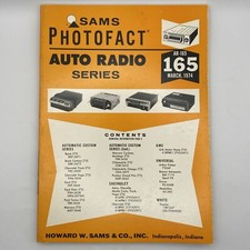 Sams Photofact Auto Radio