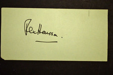 ** Signed  Card ** Actor Rex