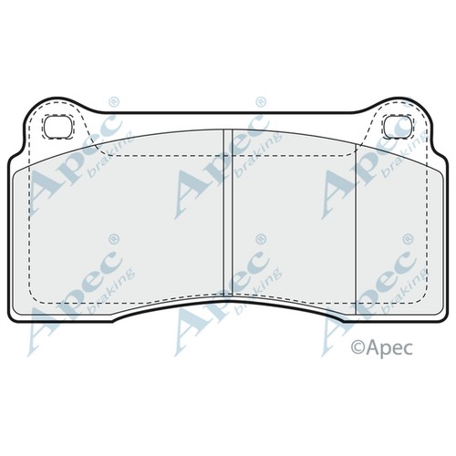 Brake pads set for - jaguar, xj