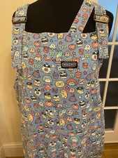 Run & Fly Sugar and Sloth twill Dungarees XL size 18-20