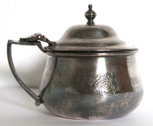 Elkington silver plate mustard - elkington,