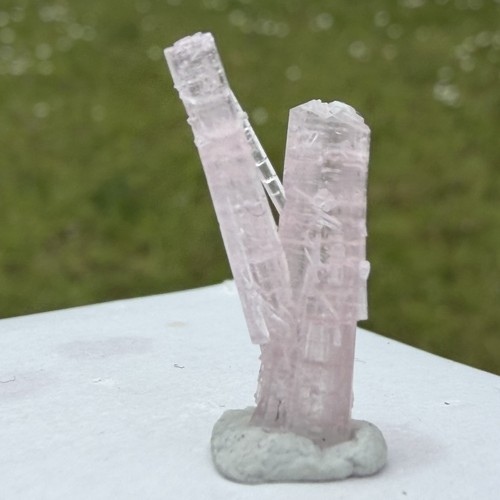 Pink tourmaline crystal paprok - pink,