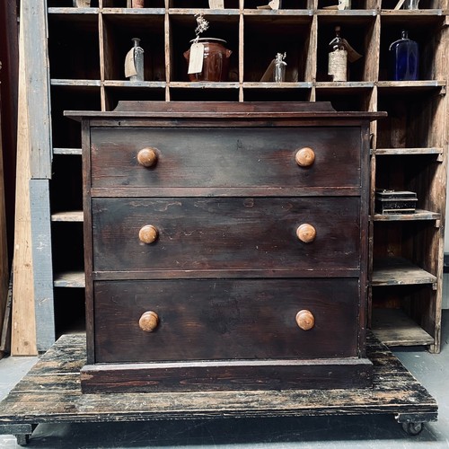Victorian pine chest - victorian,