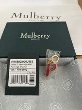 Mulberry Letter P Bag Charm