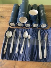 Elkington Silver Plate Westminster 7 Place Cutlery set, knife, fork, spoon