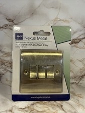 Switch Brass Triple Light