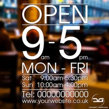 Opening Hours Times Custom