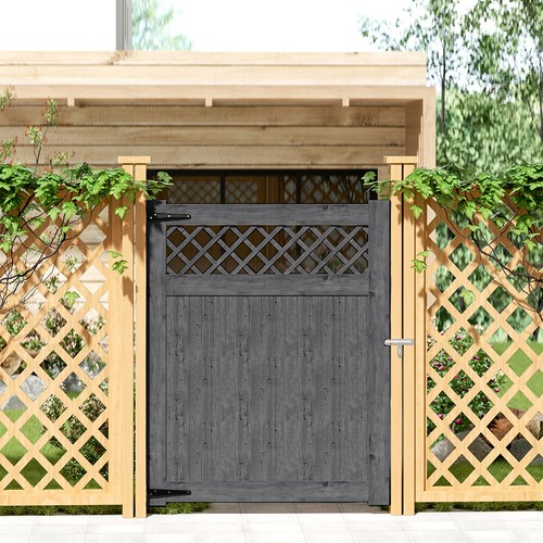 Wooden gate garden - wooden, privacy