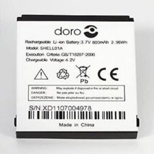 Genuine doro shell01a battery - genuine,