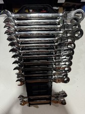 Halfords Advance 14Pc Flexi Head Ratchet Spanner Set New Brand Incomplet