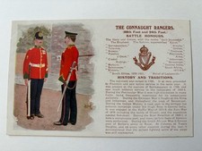 WW1 Postcard, The Connaught Rangers.