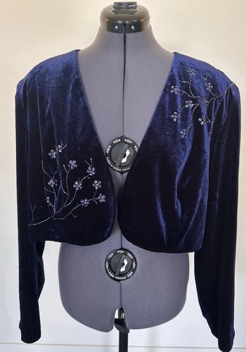 After dark navy - navy, beaded