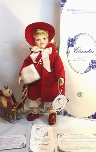Porcelain doll claudia - porcelain, "claudia"