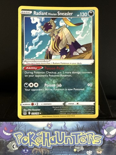 Pokemon card radiant hisuian - card,