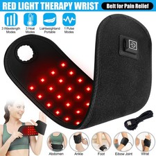Red Infrared Light Therapy Wrist Belt 48 LEDs 660nm 850nm for Wrist Arm Feet UK
