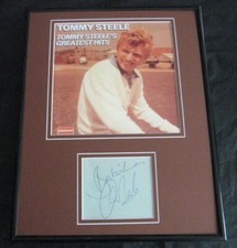 Tommy Steele Singer Signed
