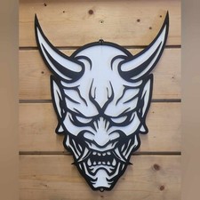 Large 3D wooden Japanese Demon