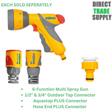 Hozelock Quick Connect Multi Spray Plus Hose Spray Gun / Connectors 2351