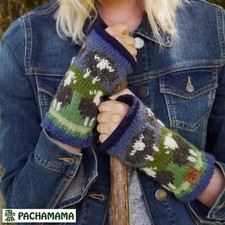 Pachamama Fingerless Mitts -