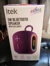 Vibes ITEK 5W Bluetooth Speaker - Purple model i58084PUR