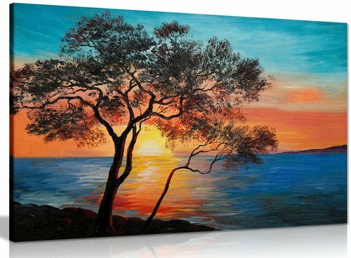 Tree near the - the, sunset