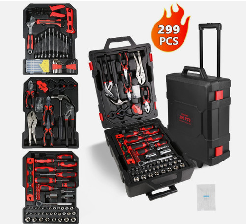 299pcs tool set trolley - tool, w/