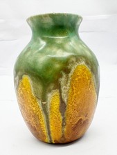 VINTAGE GREEN YELLOW DRIP