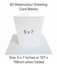 20 x Watercolour Blank