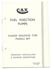 C.A.V. Fuel Injection Pumps