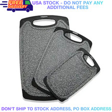 3pc Granite Cutting Board Set