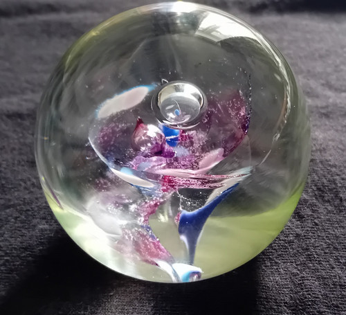 Merlin glass art swirl - art,
