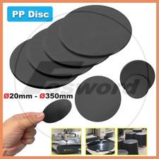 Black Polypropylene Round Disc