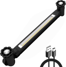 3000LM LED Work Light Rechargeable, 6 Modes Magnetic Hook for Garage Camping Job