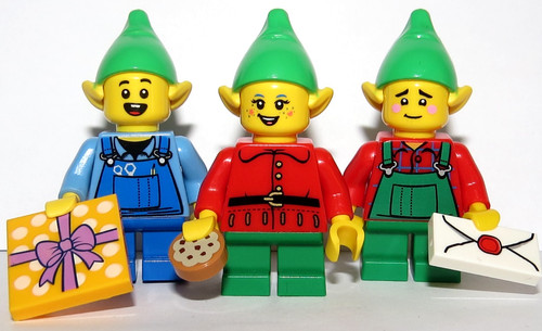 Lego elf minifigure - 3, present