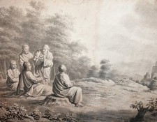 Praying Jesus Looking to