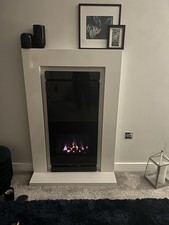 Gazco Logic Balanced Flue Fusion/Futura Gas Fire And Marble Surround